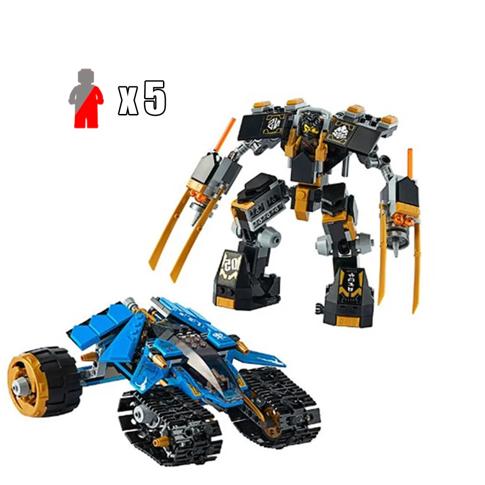 

610pcs Thunder Raider Assault Chariot Mech 71699 Building Blocks With Figures Toy Kids Birthday Gift Christmas Gifts