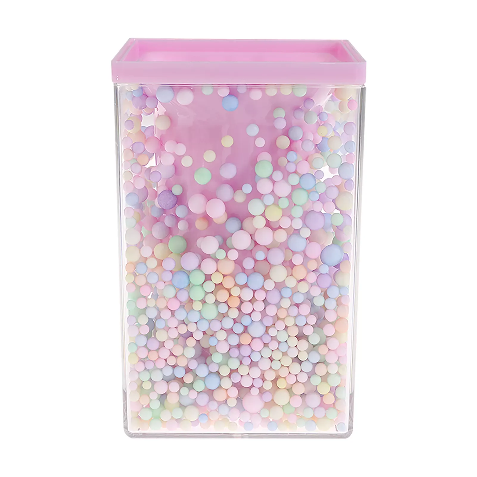 

Square Shape Childern Pen Holders Foam Ball Pencil Stand Home Office Large Capacity Container Desktop Ornament Desk Organization