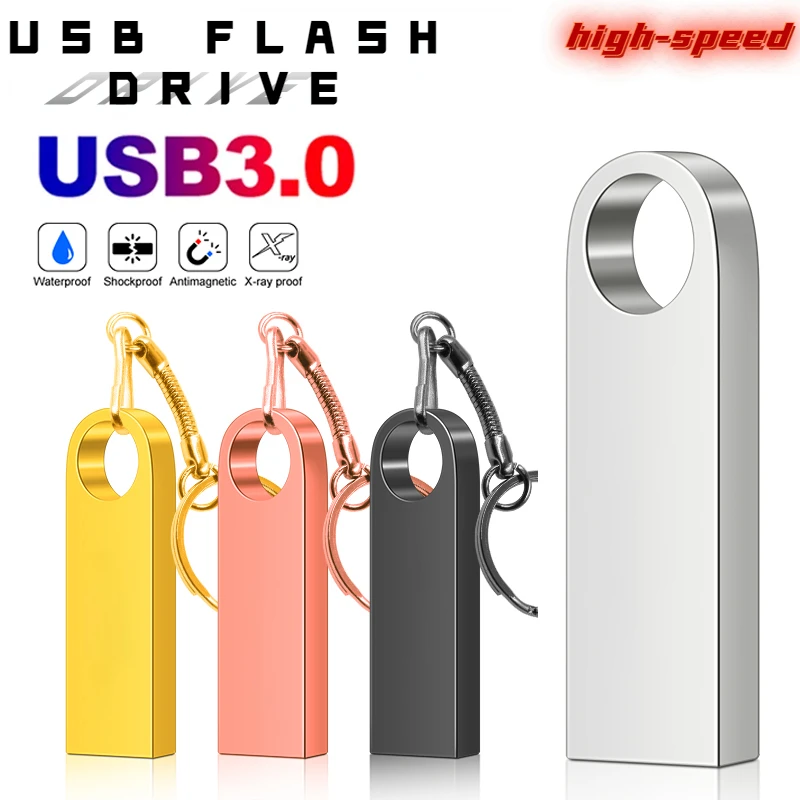 Высокоскоростной флэш-накопитель 2 ТБ 1 USB 3 0 металлический USB-накопитель