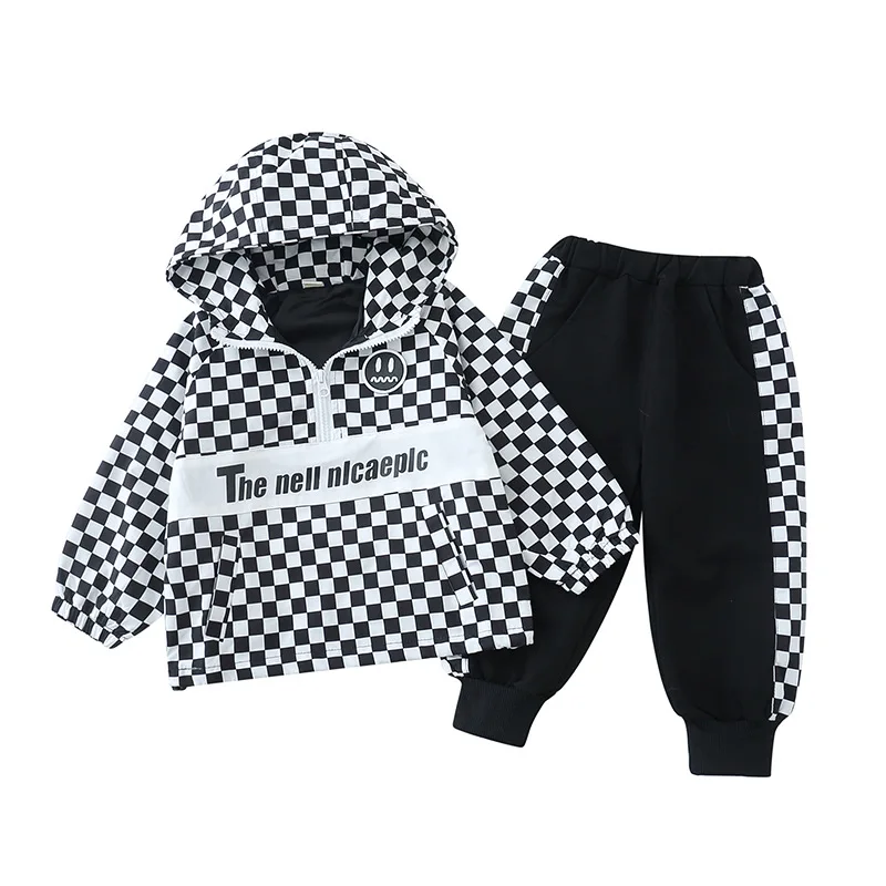 

2022 Spring Autumn Teens Boys Clothes Sets Hoodies+Pants 2pcs Kids Casual Sport Suit Children's Clothing For Girls Sets 2-11Y