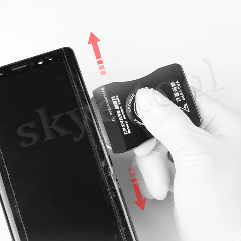 QIANLI MEGA-IDEA Роторный нож для резки экрана 360° ° Вращение Удалить изогнутую раму без