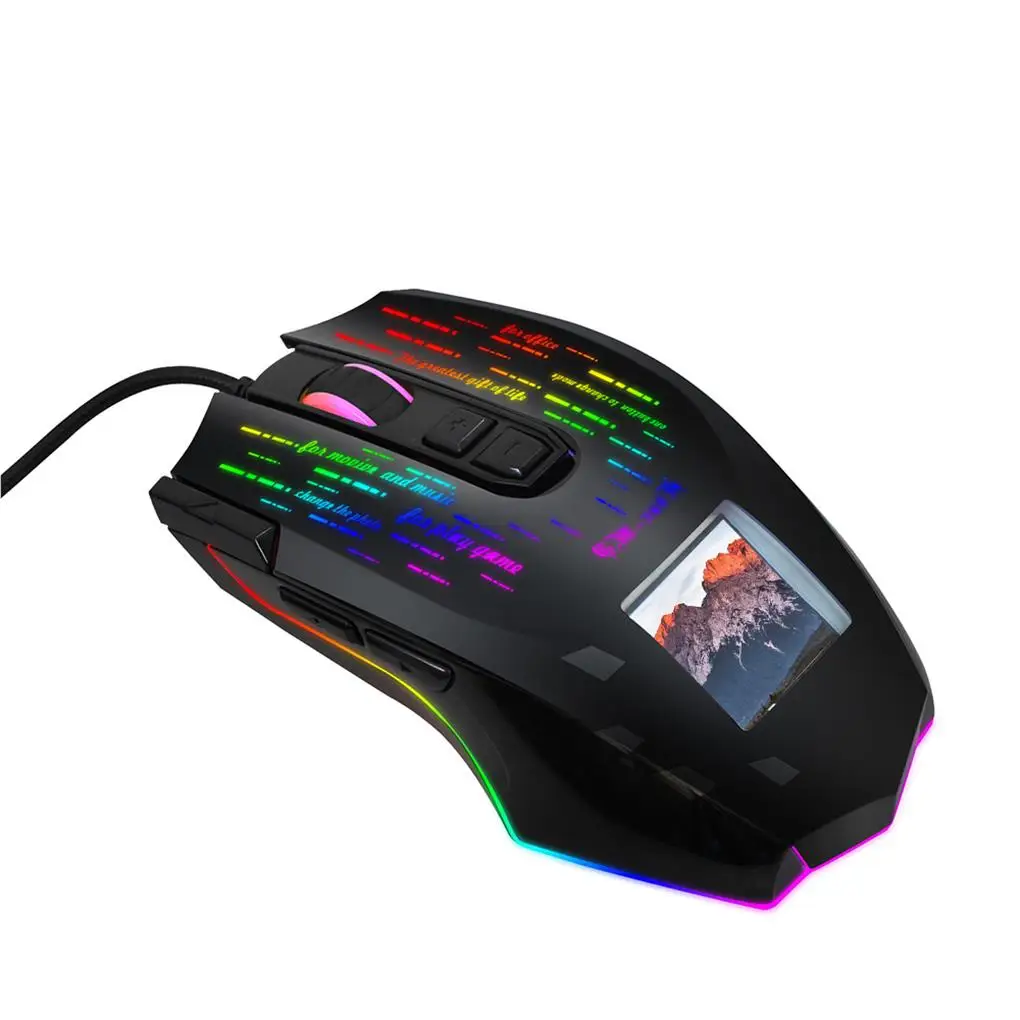

Многофункциональная Персонализированная оптическая мышь, цветная Гибкая игровая оптическая мышь с подсветкой