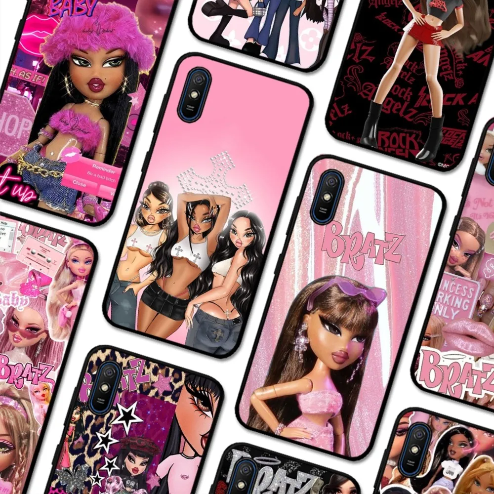 Классический чехол для телефона с аниме B-Bratz D-Doll Redmi 5 6 7 8 9 10 plus pro A GO K20 K30 K40 F3 Fundas