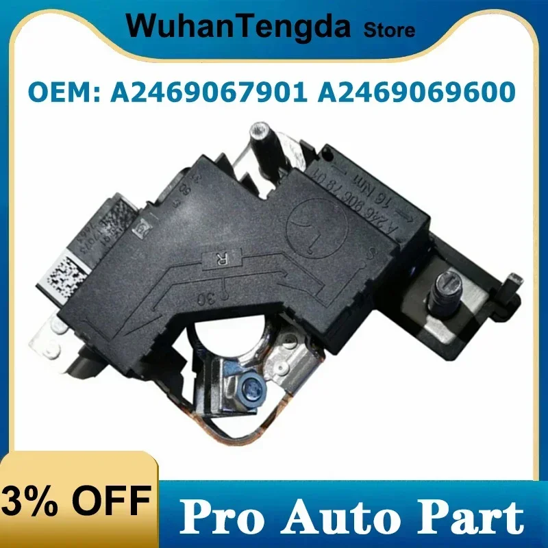 

Датчик отрицательного провода батареи A 2469069600 A 2469068601 A 2469067901 Для Mercedes Benz CLA180 200 220 2469069600 2469068601