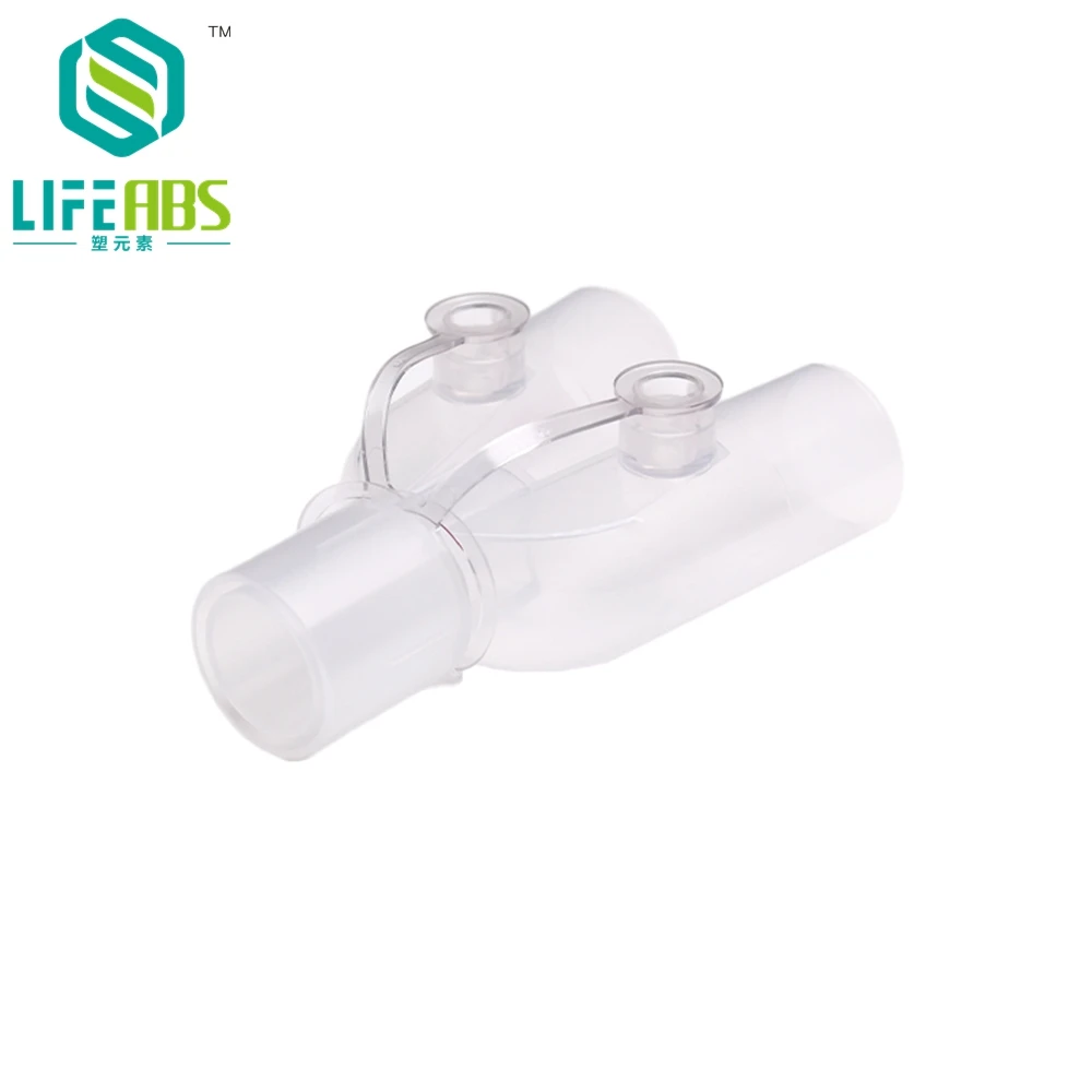 Соединитель трубки для анестезии. Дыхательная цепь Гофрированный прямой