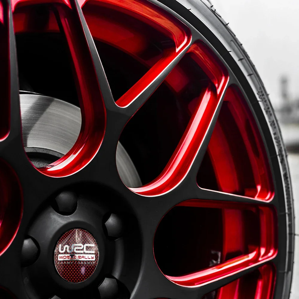 Автомобильное колесо с логотипом WRC 56 мм лампочки наклейки для Subaru Hyundai Volvo BMW KIA Mazda