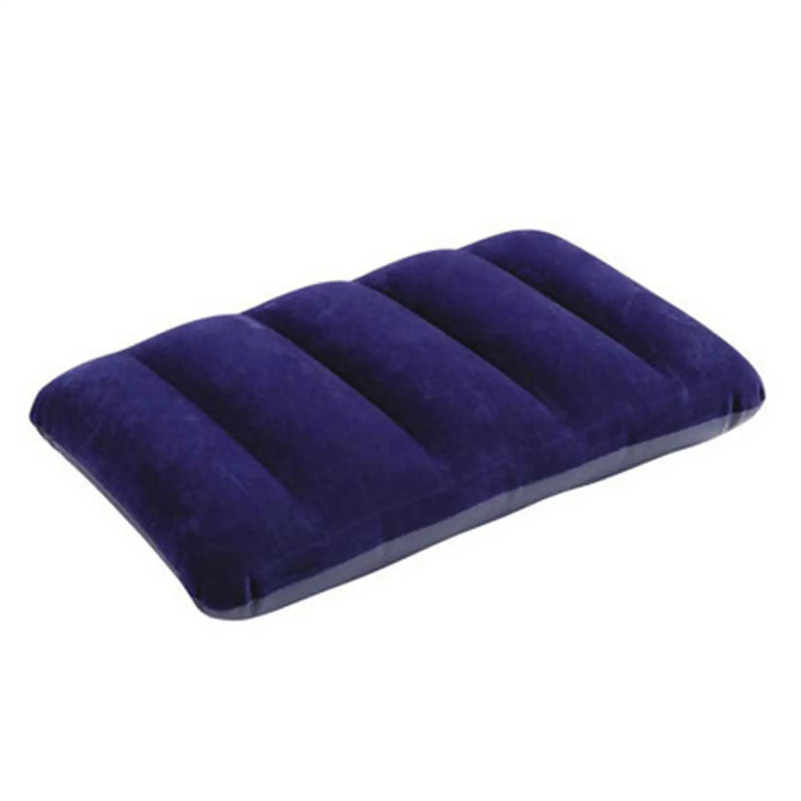 

Inflatable Air Rest Small Square Flocked Fabric Air Cushion Pad for Travel Camping Car Office Neck Waist Support