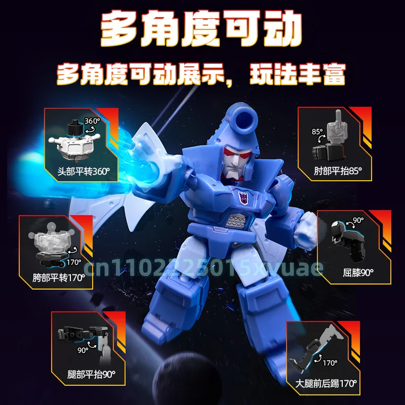 Фото НОВЫЕ блоки-трансформеры BLOKEES, строительные блоки Dragon Fury Armor Rodimus Prime, мобильная сборка, модель игрушки, детский рождественский подарок №4