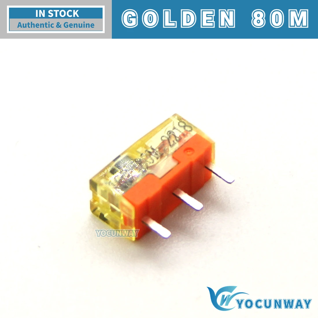 5 шт. Пылезащитные золотые микропереключатели TTC 100 млн. кликов