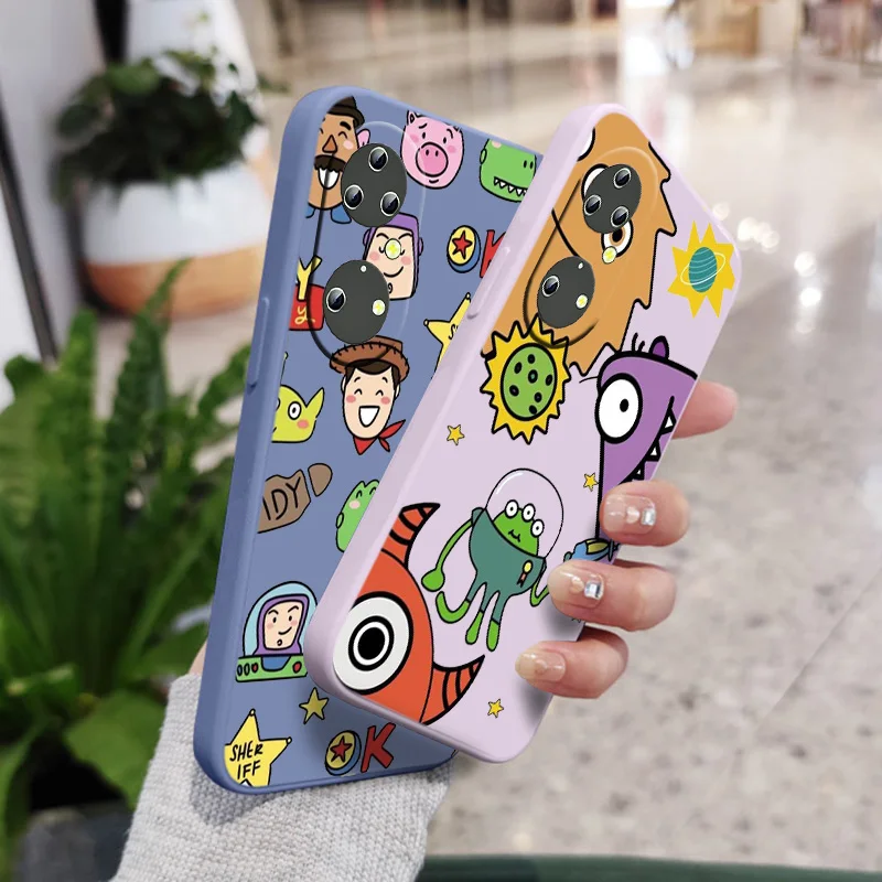 

Disney Toy Story Cute For Huawei P50 P40 P30 P20 P10 Pro Lite P Smart Z 2021 2019 4G 5G Silicone Soft Black Phone Case