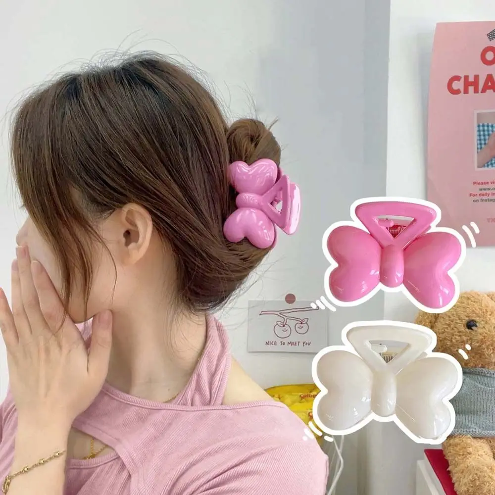

Fairy Pink Headwear Hairpin Korean Style Hair Accessories Bow Hair Claws Bow Shark Clips Women Shark Clips Hair Clips