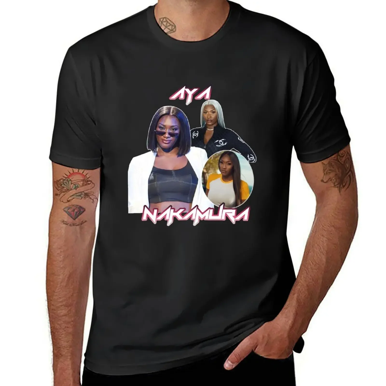 Футболка AYA NAKAMURA летняя рубашка для мальчика большие размеры мужские футболки