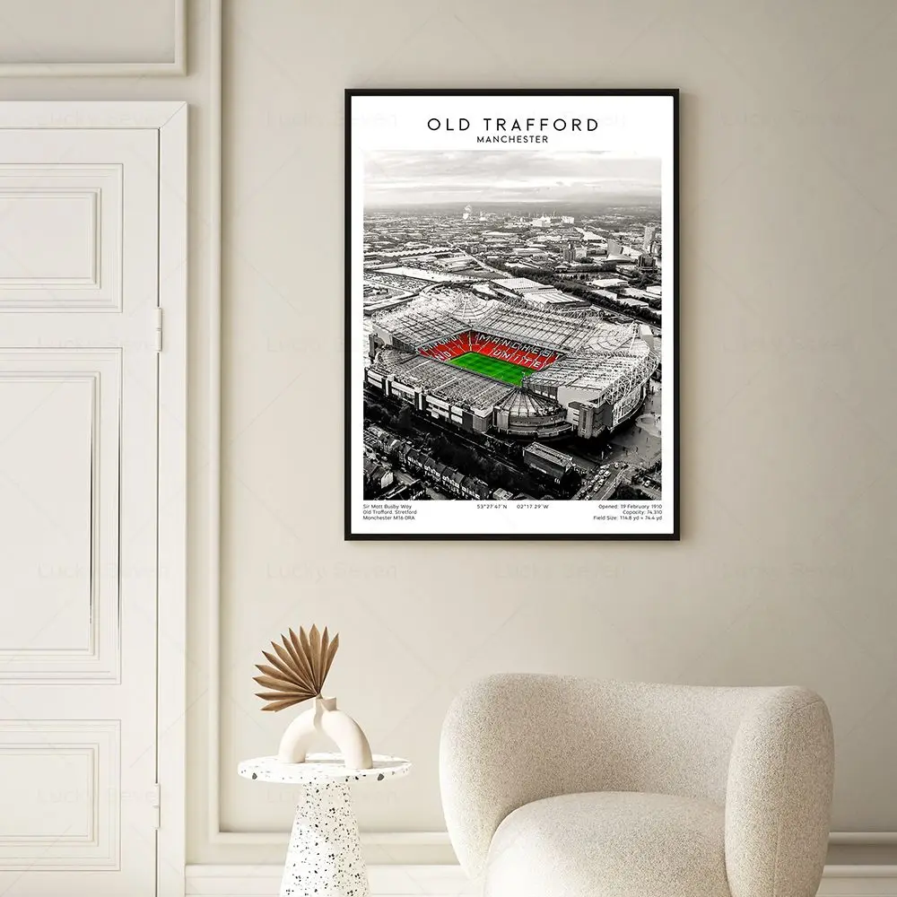 Настенный плакат с изображением футбольного поля