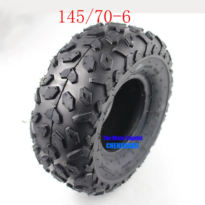 

145/70-6 tubeless tyre 6 Inch ATV Vacuum Tire four wheel vehcile Fit for 50cc 70cc 110cc Small ATV Front Or Rear Wheels
