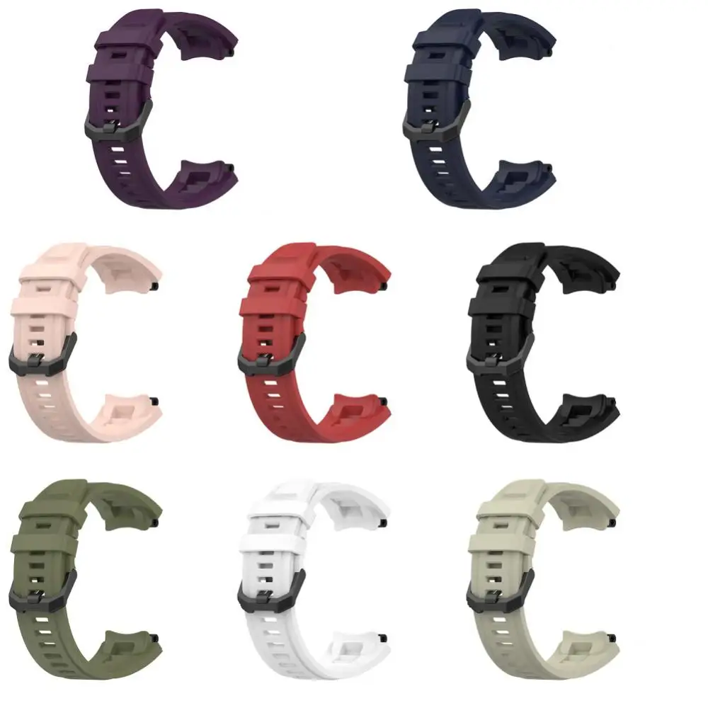 

With Tool Watchband Multi-color Breathable Waterproof Watch Strap Breathable Silicone Strap Thickened Watch Bracelet Sweat-proof