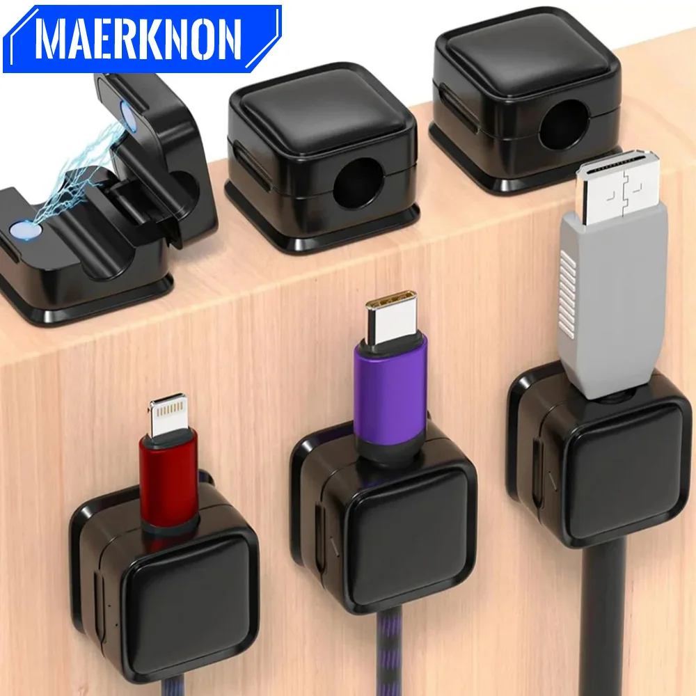 1/3/6 шт. магнитный держатель для кабелей