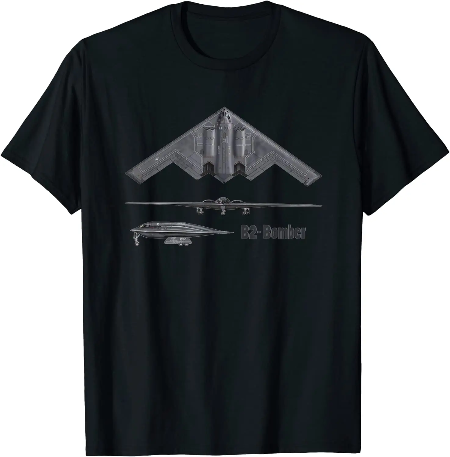 

B-2 Spirit Stealth Strategic Bomber T Shirt. New 100% Cotton Short Sleeve O-Neck Casual T-shirts Loose Top Size S-3XL