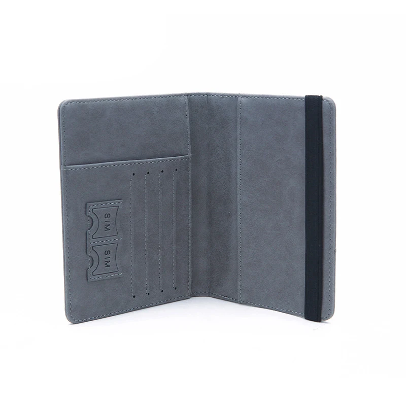 PU RFID Passport Cover Credit ID Card Wallet Waterproof Document Business Bandage Passport Holder Travel Multifunction Protector