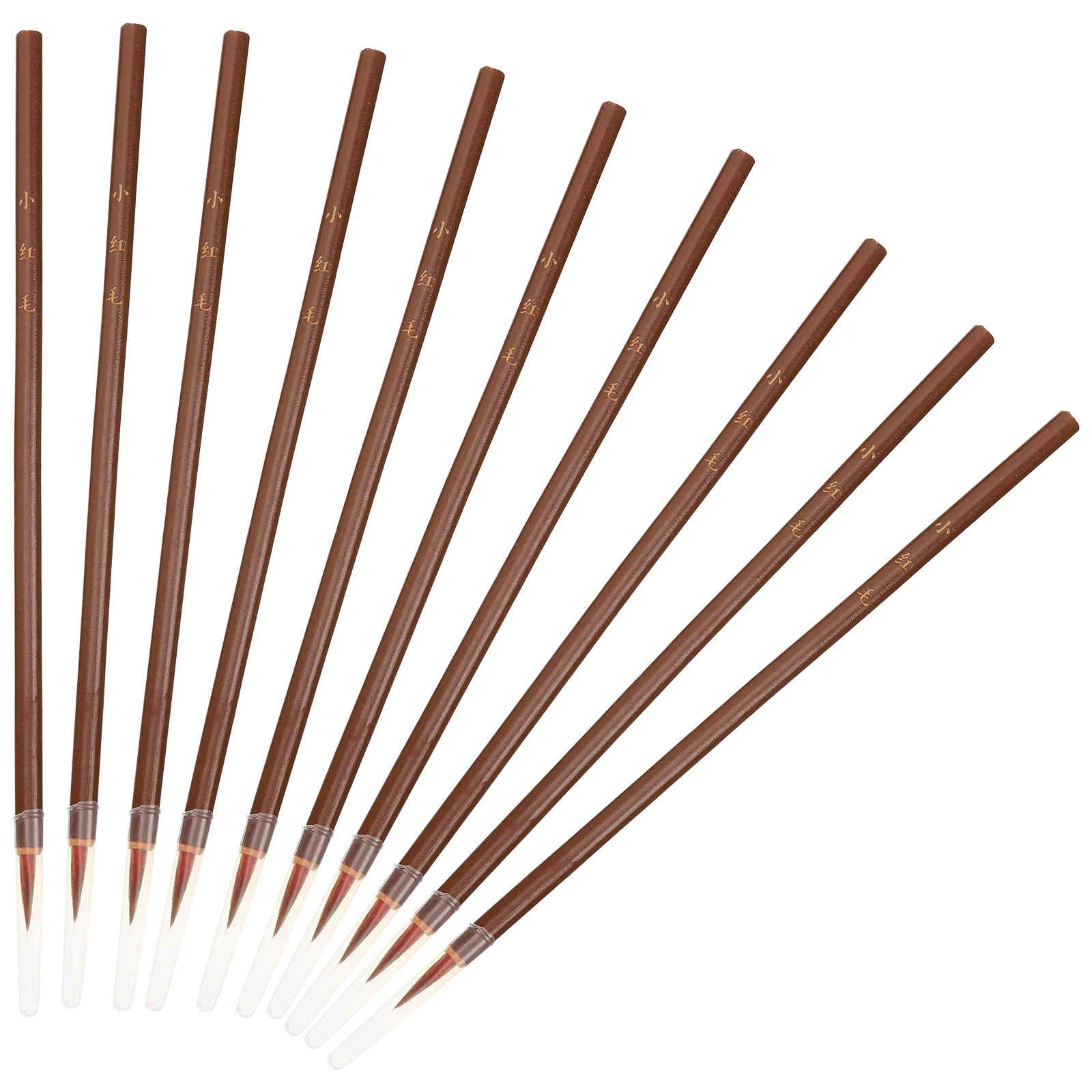 10 шт. кисти для письма ручки рисования каллиграфии студентов бамбуковые