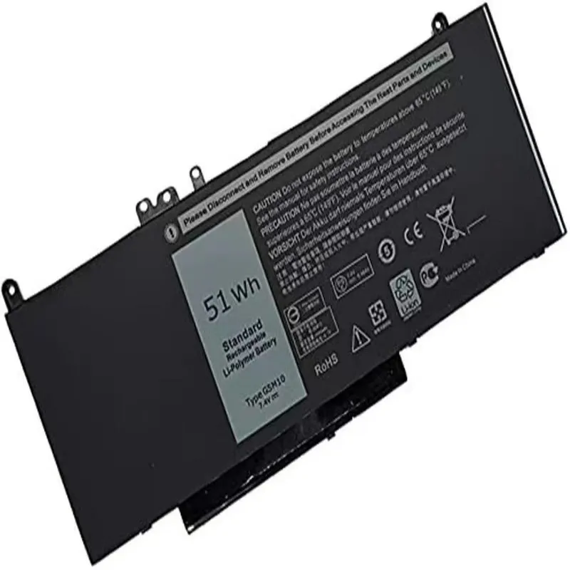 

51wh7.4V For DELL E5250 E5450 E5550 G5M10 laptop Original battery Perfect compatibility and smooth use