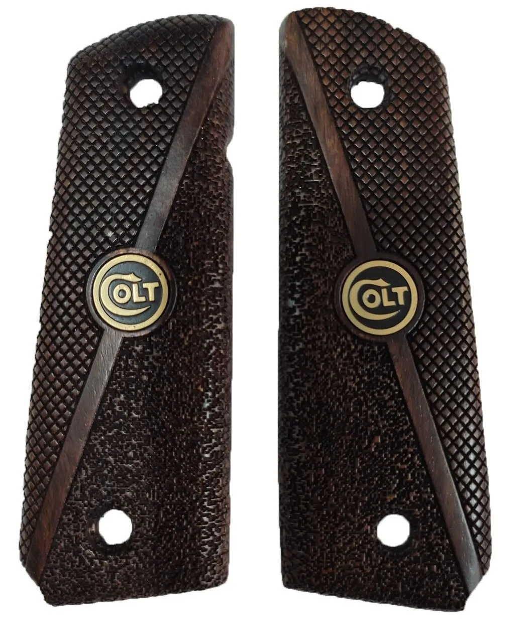 Colt 1911 Pistol Grip Handmade From Walnut Wood Ars.37 | Holsters