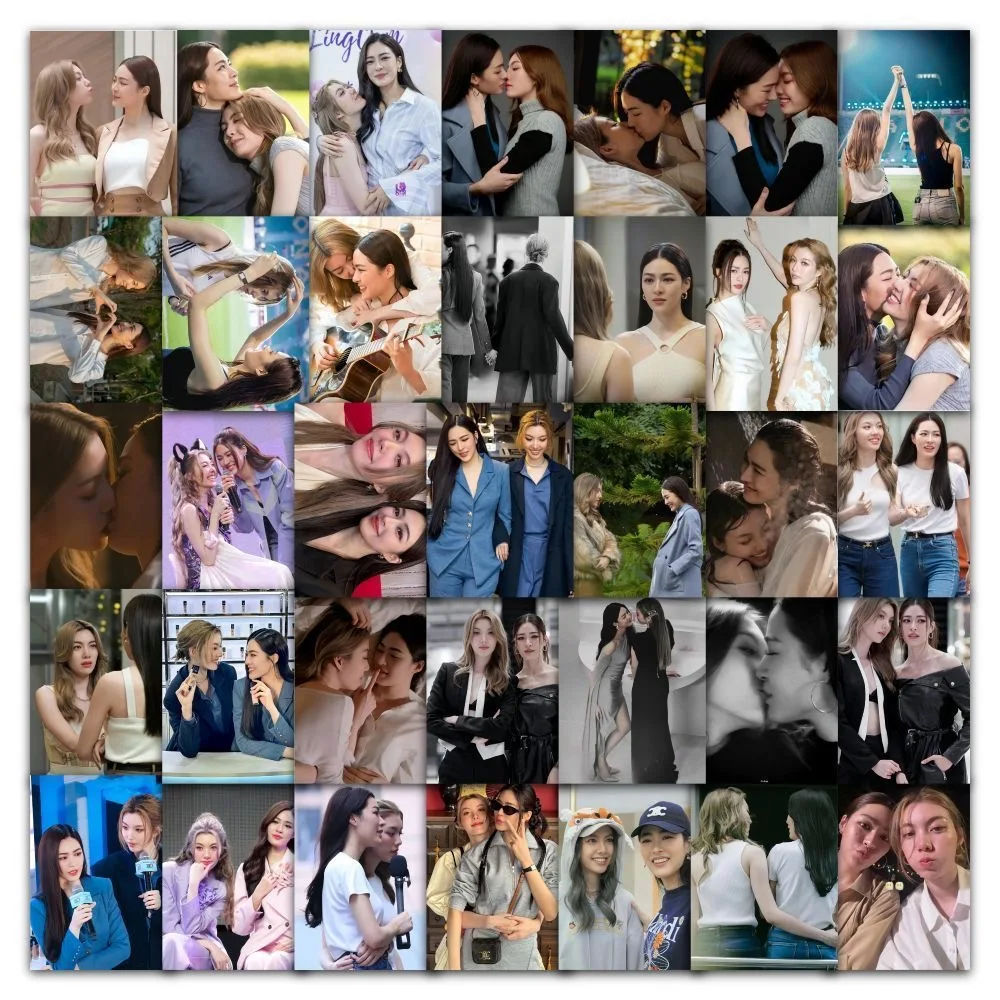 

Набор наклеек Тайская драма "Секрет нас", Лин и Ом