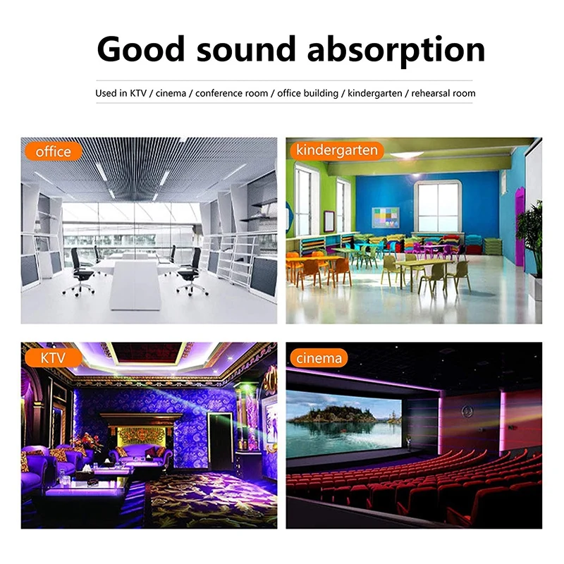 24 Pcs Acoustic Foam Panels Fireproof Soundproofing Treatment Wall Panel Noise Cancelling For Recording Offices Etc