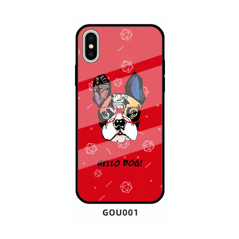 

Cute Puppy Dog Phone Case for iPhone14 Plus 14 13 12 11 Pro Max iPhone12 13Mini iPhoneX XS XSMAX iPhone6 6s 7 8Plus Glass Cover