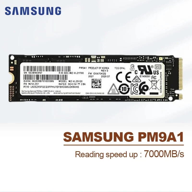 Oem Ssd Samsung Для Dell Hp Lenovo — M.2 2280 Nvme Pcie 4.0 Твердотельный Накопитель 256 Гб 512 1 Тб 2