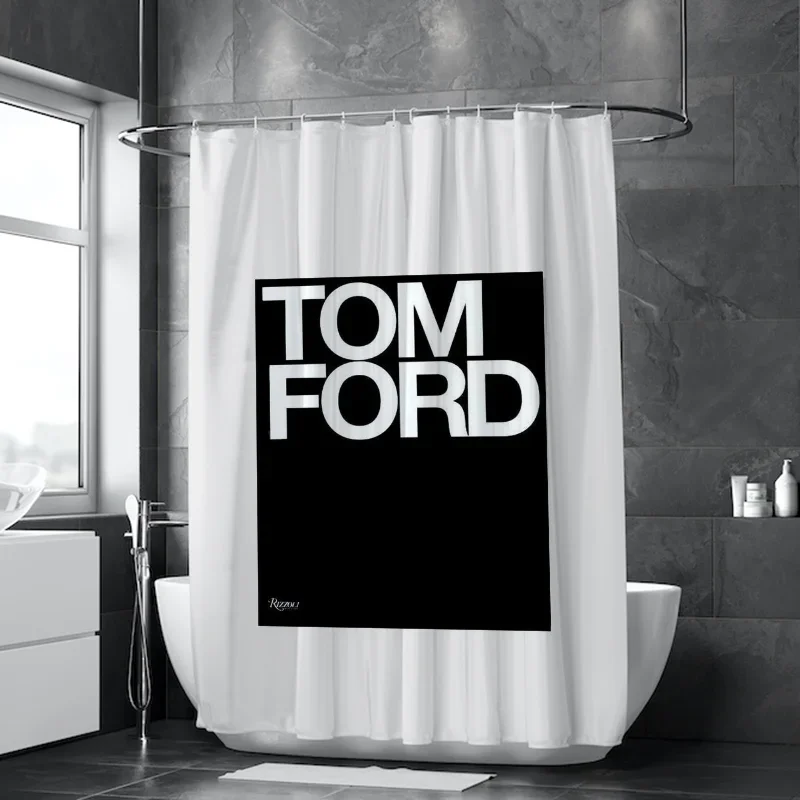 Водостойкая Занавеска Для Душа Tom-fords Из Нетканого Материала
