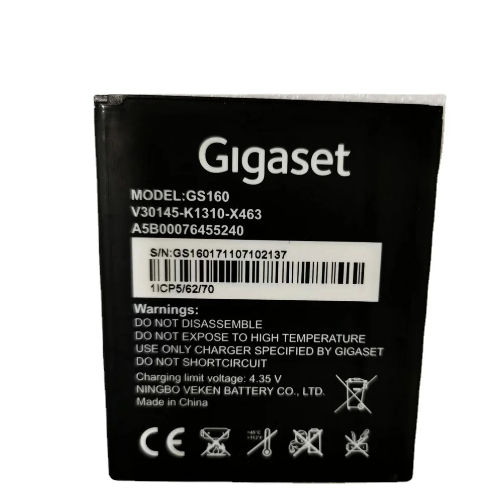 

High quality 2500mAh GS160 Battery For GIgaset GS160 V30145-K1310-X463 Mobile Phone