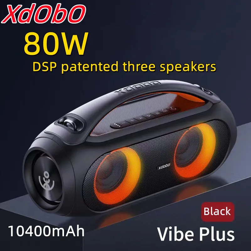 Портативная Bluetooth-Колонка XDOBO Vibe Plus, 80 Вт