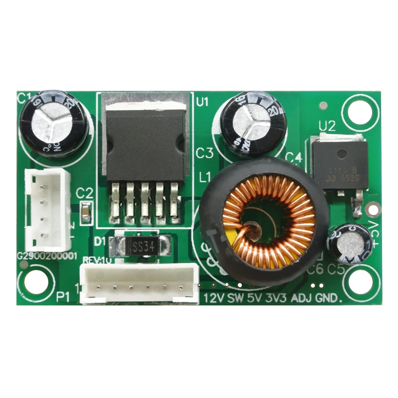 100 шт. понижающий преобразователь постоянного тока 12 В 3 А |
