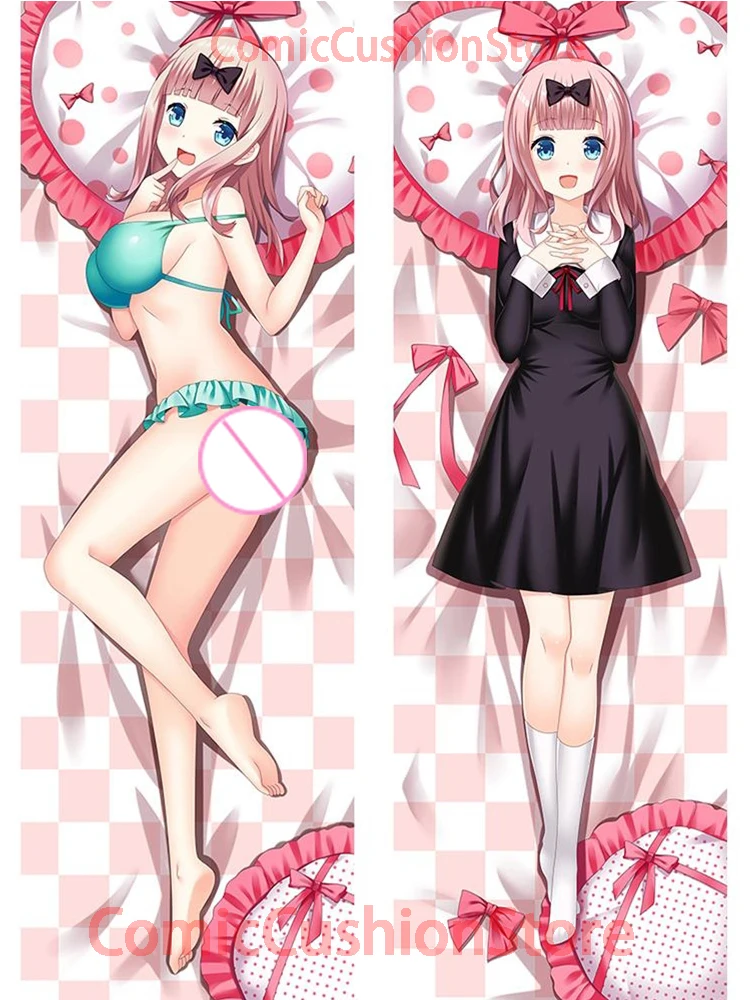 

Dakimakura anime Chika Fujiwara Kaguya-Sama Love is War Double-sided Print Life-size body pillows cover Adult pillowcase