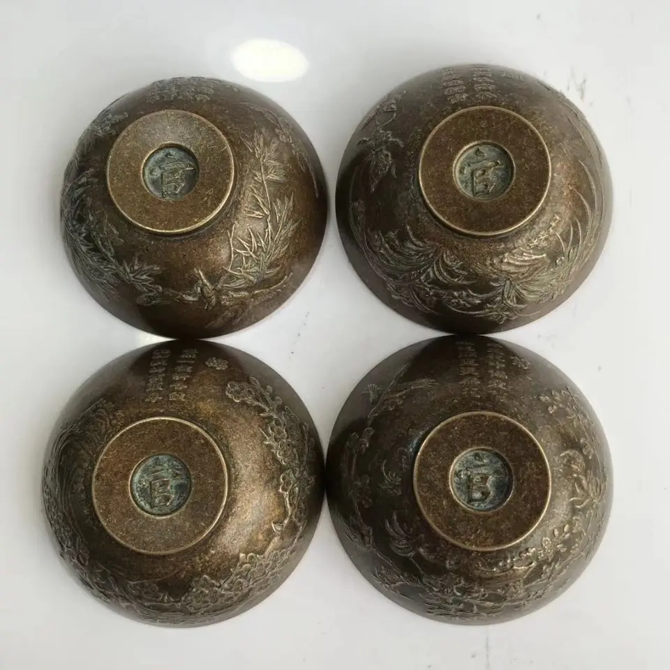 Новая Античная бронзовая коллекция, чаша Meilanzhuju, Набор декоративных принадлежностей