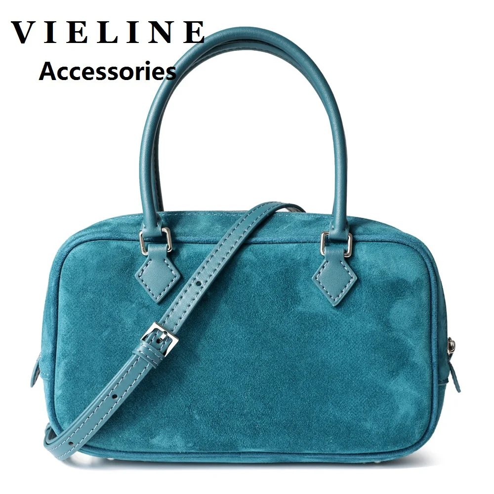 VIELINE новая женская сумка Boston из воловьей кожи простая и универсальная модная