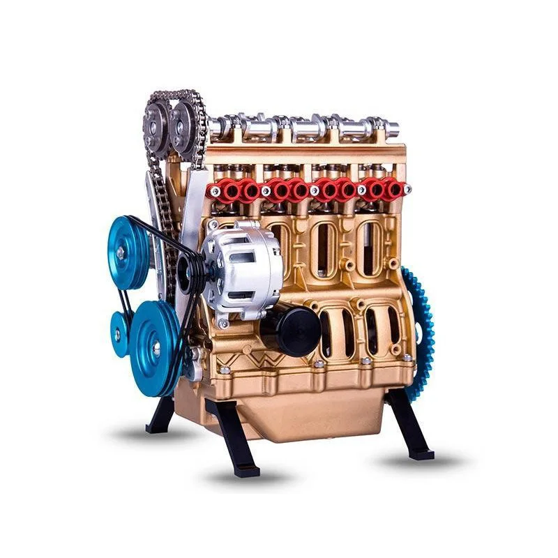 

Resin Engine Model Four Cylinder Engine Kit Educational Toys Creative Home decor Ornaments Adult Model Machine Crafts Ornaments