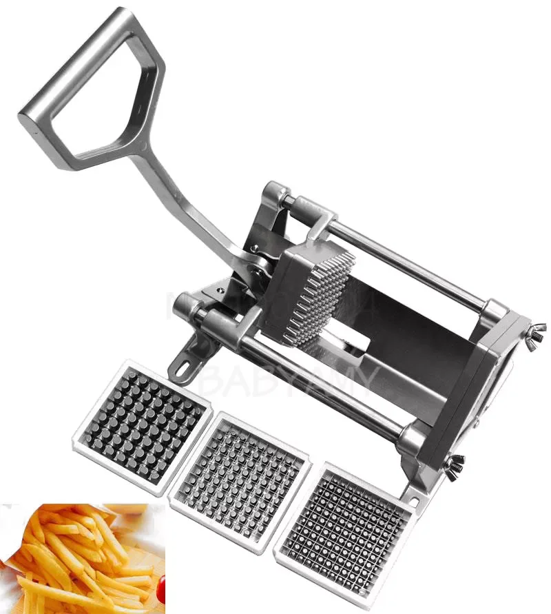 

Fast Heavy Duty French Fry Cutter Potato Slicer Hotel Vegetables 8cm 10cm 12cm Potato Cutter Slicer Radish Slice