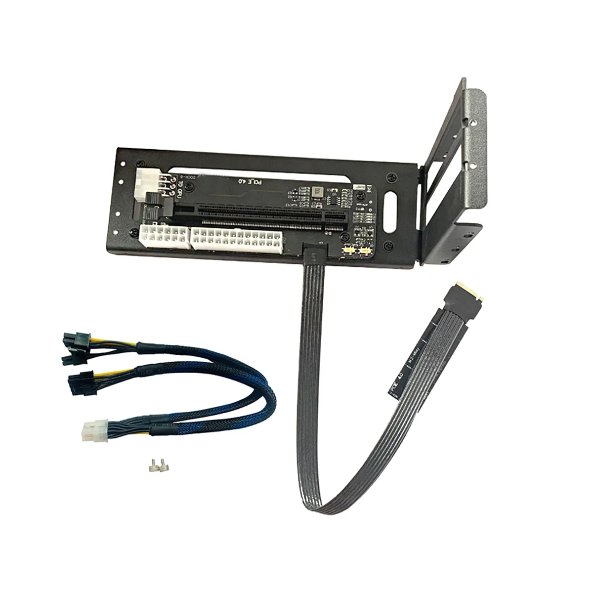 

R43SG 4.0 Laptop PC M.2 Key M NVMe External Graphics Card GPU Metal Bracket PCIe 4.0 X4 Riser Adapter EGPU ITX
