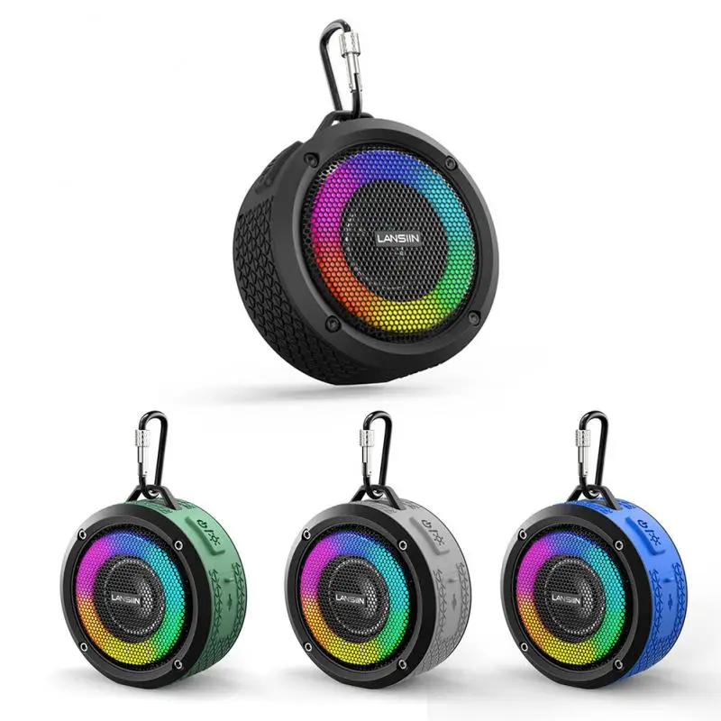 

Tws Function Wireless Speaker Waterproof Dustproof Speaker High-power Call Function Loudspeaker Subwoofer Luminous