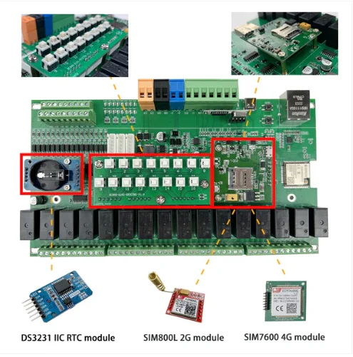 Фото Официальный магазин Kincony KC868-A16S ESP32 Wi-Fi RS232 USB Ethernet Esp32 Релейная плата АЦП ЦАП RF 433M Температура S-H-A MQTT №3