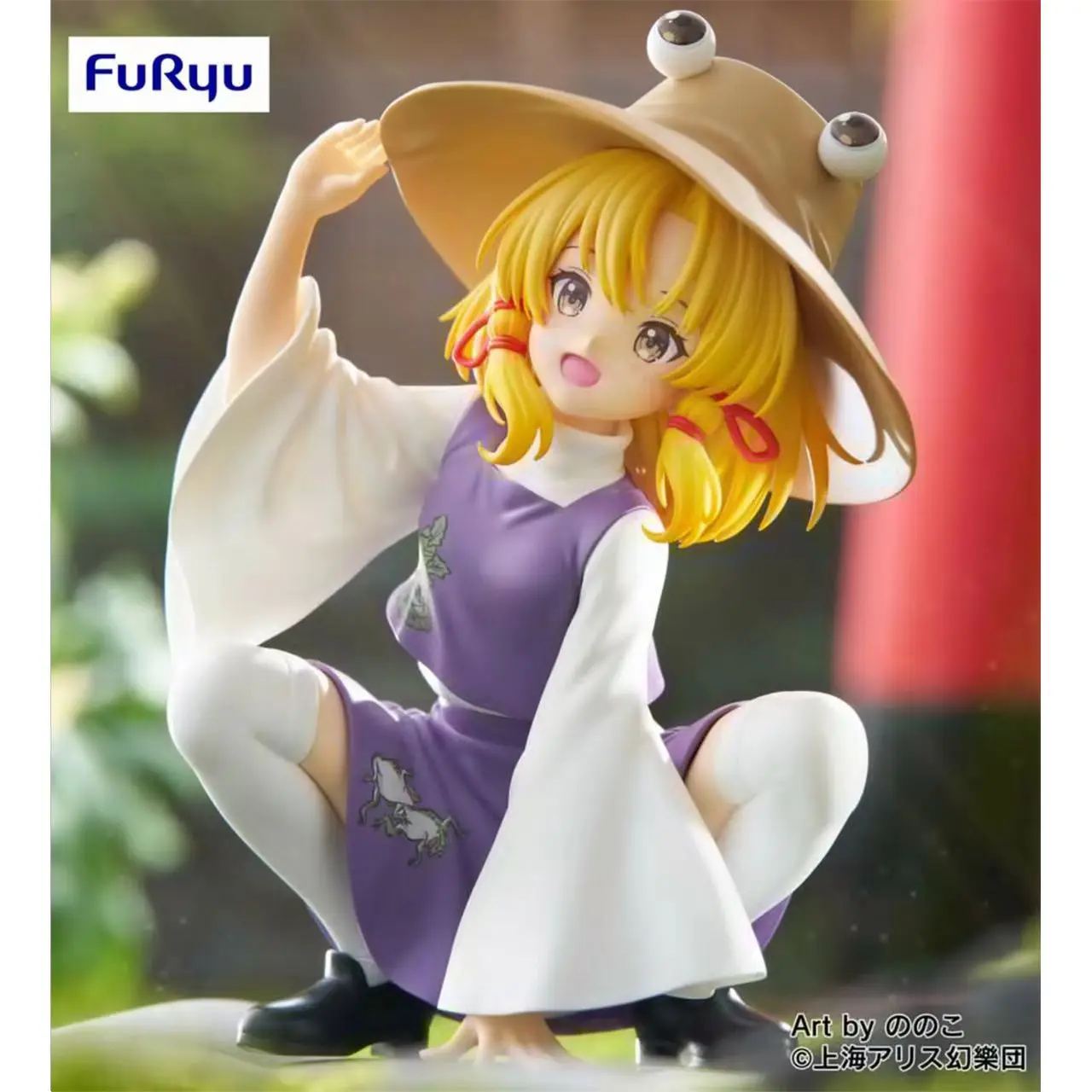 Фото Оригинальная фигурка FuRyu с лапшой, Touhou Project Moriya Suwako, аниме-фигурка, экшн-орнамент, коллекционная модель №3