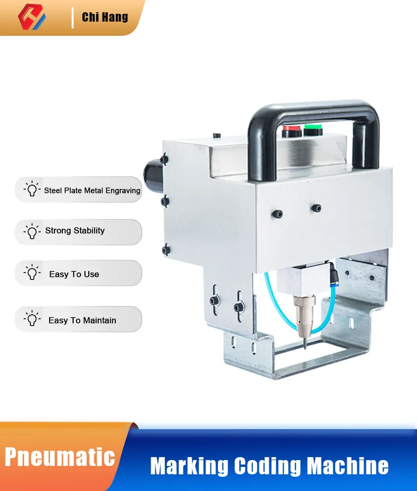 

Portable Electric Dot Needle Marking Machine Steel Plate Metal Engraving Plotter Pneumatic Marking And Coding Machine