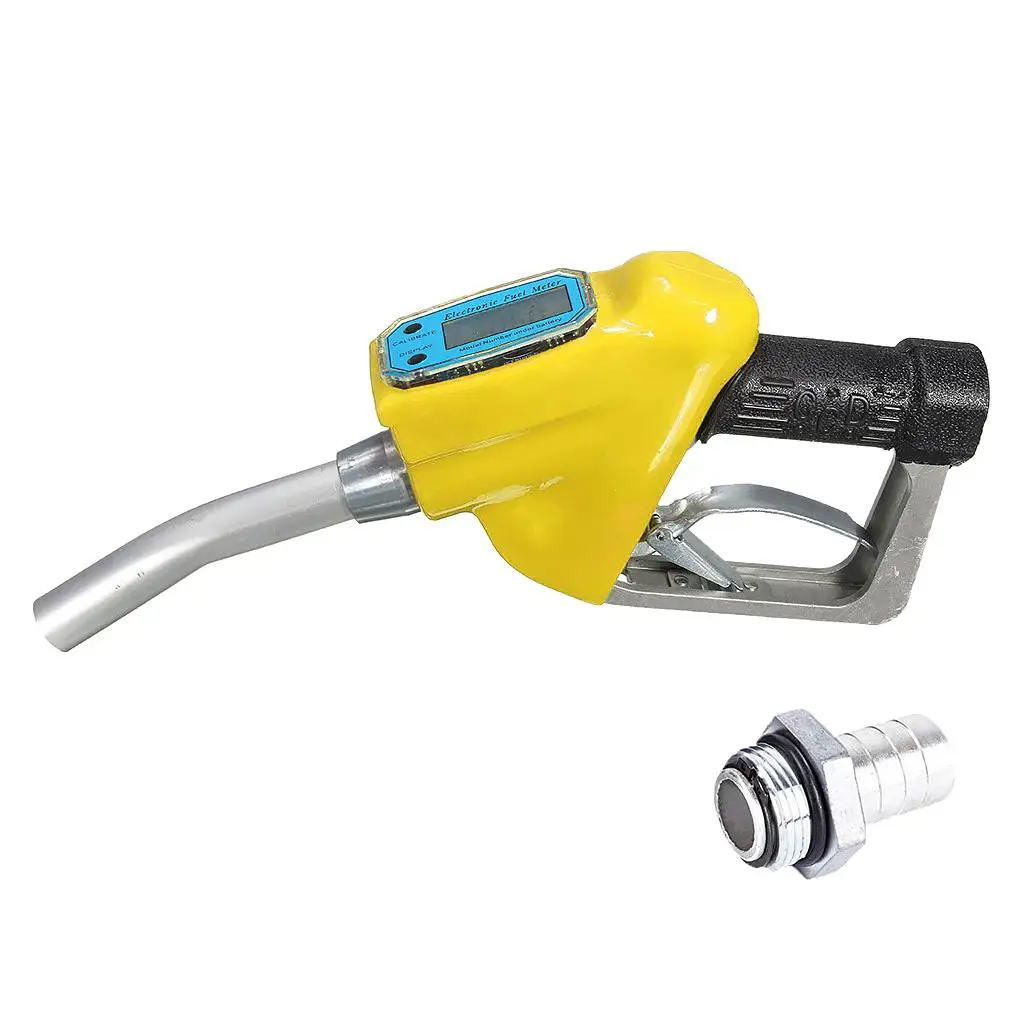 

1x Fuel Gasoline Delivery Nozzle Dispenser Electronic Fuel Flow Meter