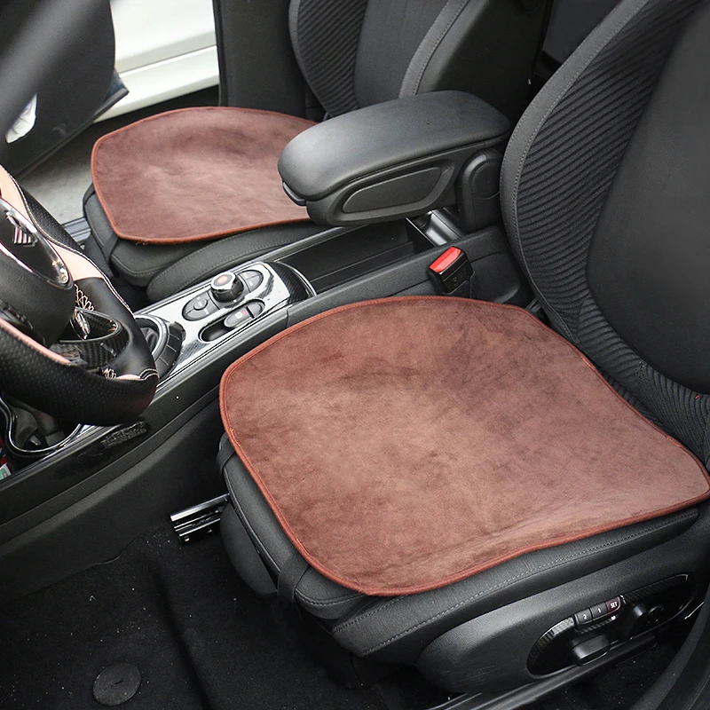 Всесезонная подушка для автомобильного сиденья фланелевая протектор мини
