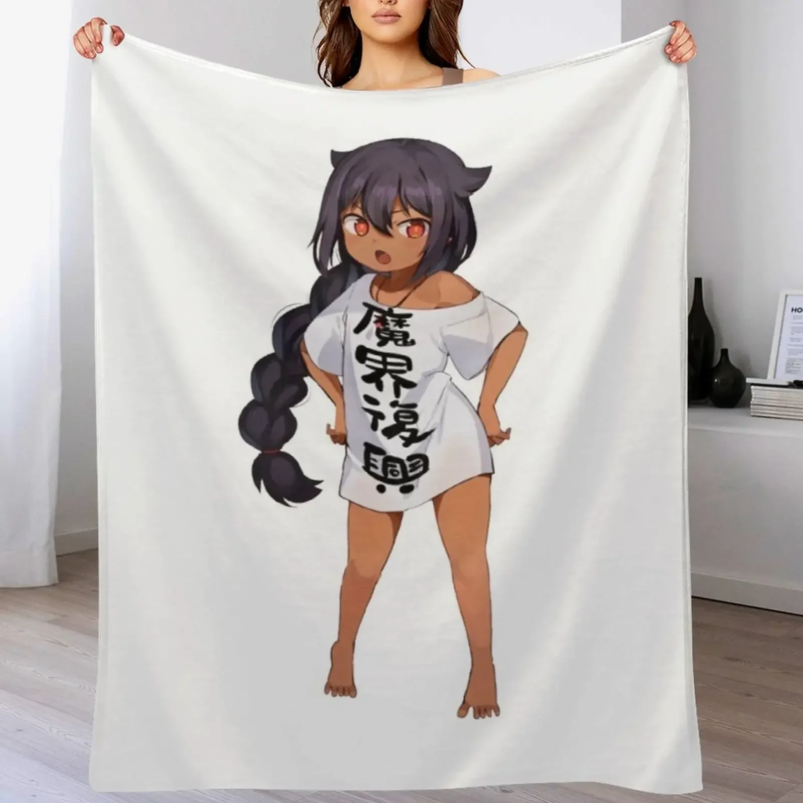 Jahy-sama Fun Design Плед Полярное тяжелое одеяло для сна Nap Кемпинговые одеяла