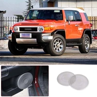 for 2007 2021 toyota fj cruiser stainless steel car front door speaker mesh cover sticker car interior protection accessories