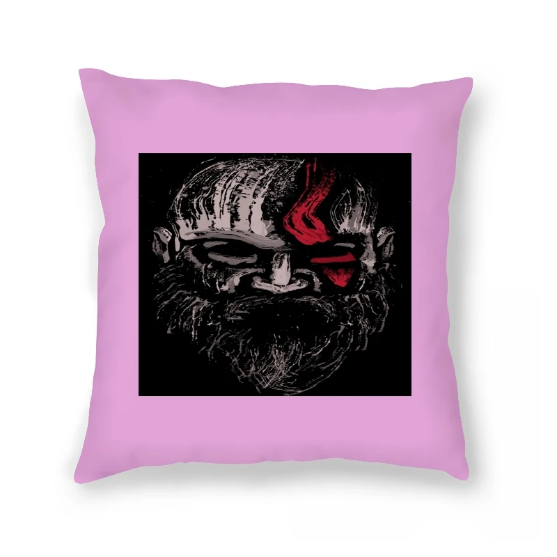 

Creative Warrior Kratos For God Of War Classic Pillow Case Graphic Printed