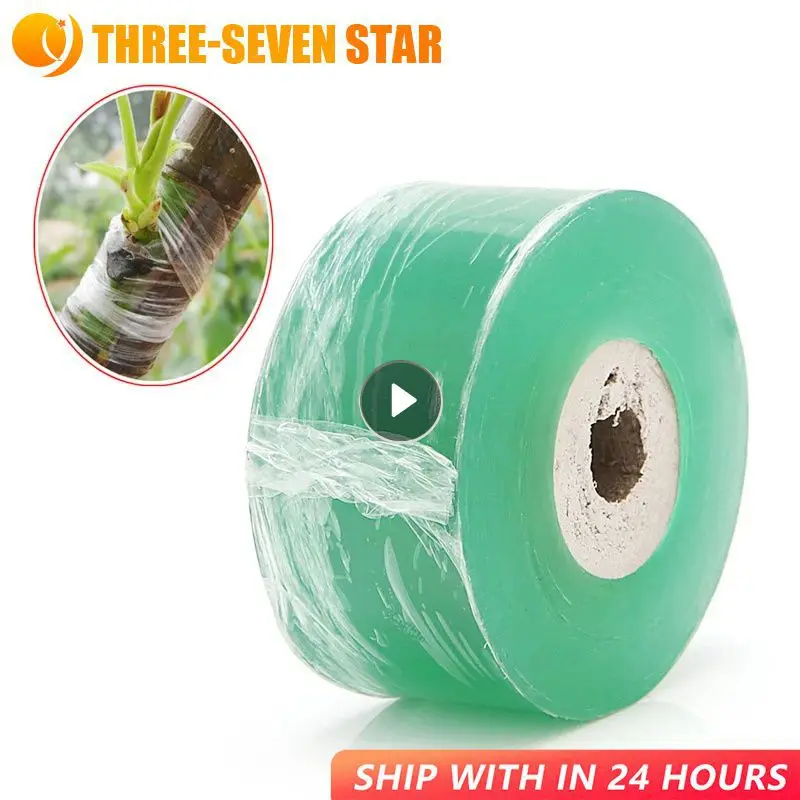 

2CM Garden Barrier Nursery Tape Stretchable Grafting Film Graft Budding Barrier Floristry Pruner Fruit Tree Nursery Repair Film