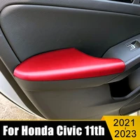 abs auto front rear door armrest panel frame trim cover case sticker for honda civic 11th gen 2021 2022 2023 car accessories